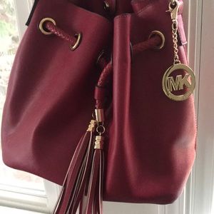 Gently Used Red Michael Kors Purse